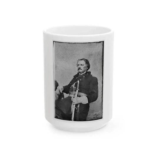 Brig. Gen. Israel B. Richardson, Killed Antietam 002 (U.S. Civil War) White Coffee Mug 15oz - Go Mug Yourself