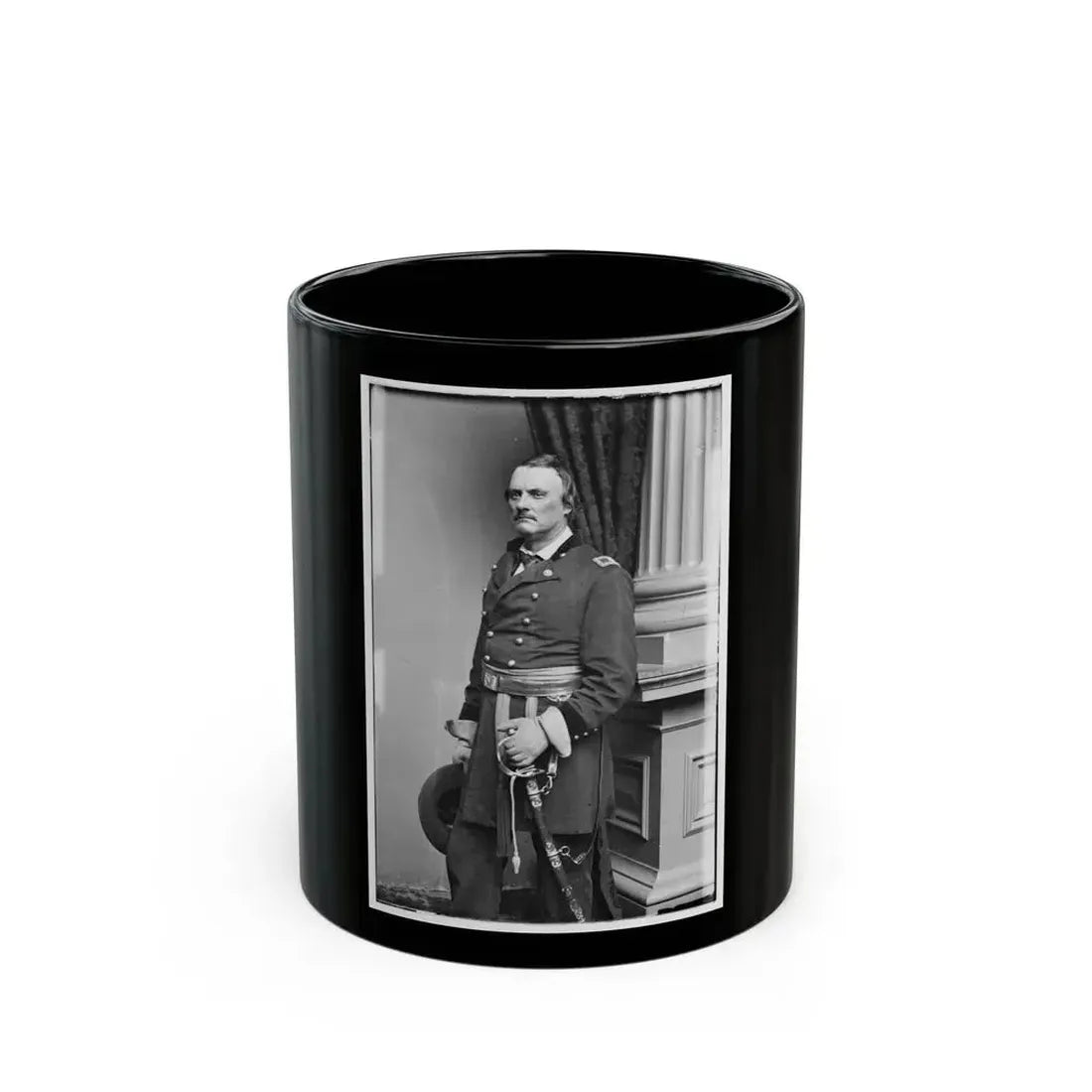 Brig. Gen. Israel B. Richardson, Killed Antietam (U.S. Civil War) Black Coffee Mug 11oz - Go Mug Yourself