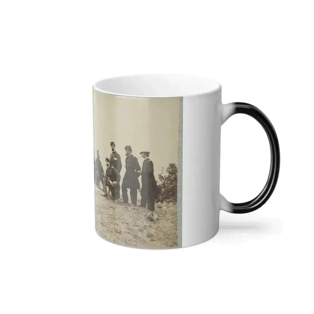 Brig. Gen. J. J. Abercrombie and Group (U.S. Civil War) Color Changing Coffee Mug 11oz - Go Mug Yourself