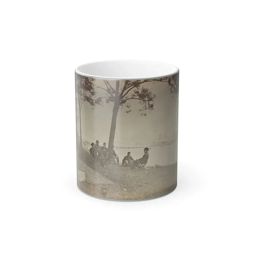 Brig. Gen. J. J. Abercrombie and Staff (U.S. Civil War) Color Changing Coffee Mug 11oz Default Title 11oz - Go Mug Yourself