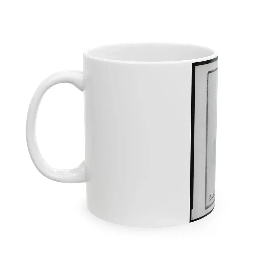 Brig. Gen. John Bratton, C.S.A., Head-And-Shoulders Portrait, Facing Right (U.S. Civil War) White Coffee Mug - Go Mug Yourself