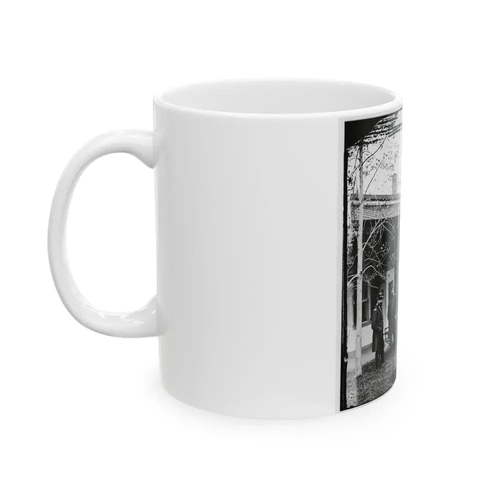 Brig. Gen. Mathew Martin Burke & Staff. (U.S. Civil War) White Coffee Mug - Go Mug Yourself