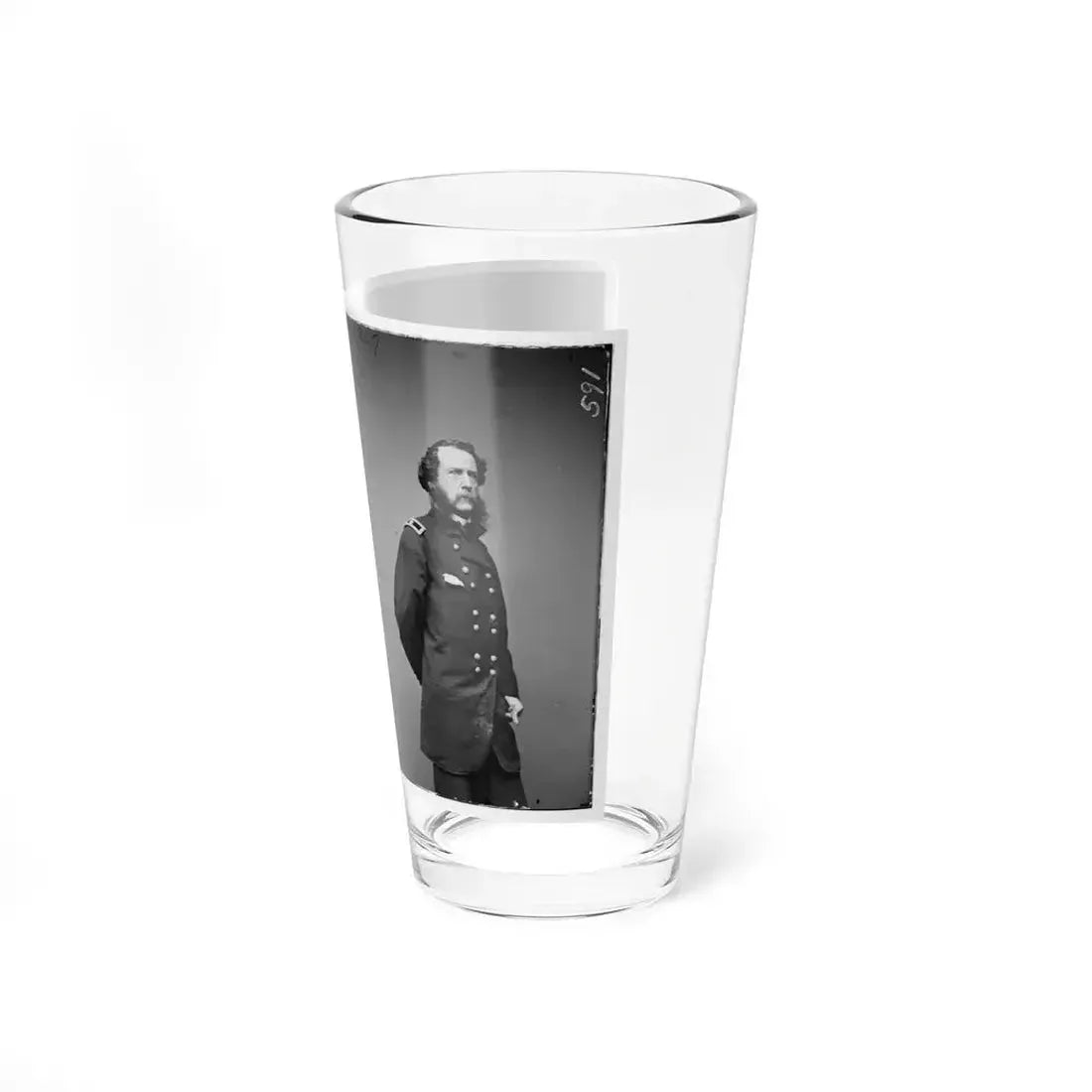 Brig. Gen. Samuel W. Crawford (U.S. Civil War) Pint Glass 16oz - Go Mug Yourself