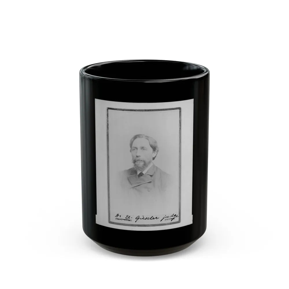 Brig. Gen. John Bratton, C.S.A., Head-And-Shoulders Portrait, Facing Right (U.S. Civil War) Black Coffee Mug-15oz-Go Mug Yourself