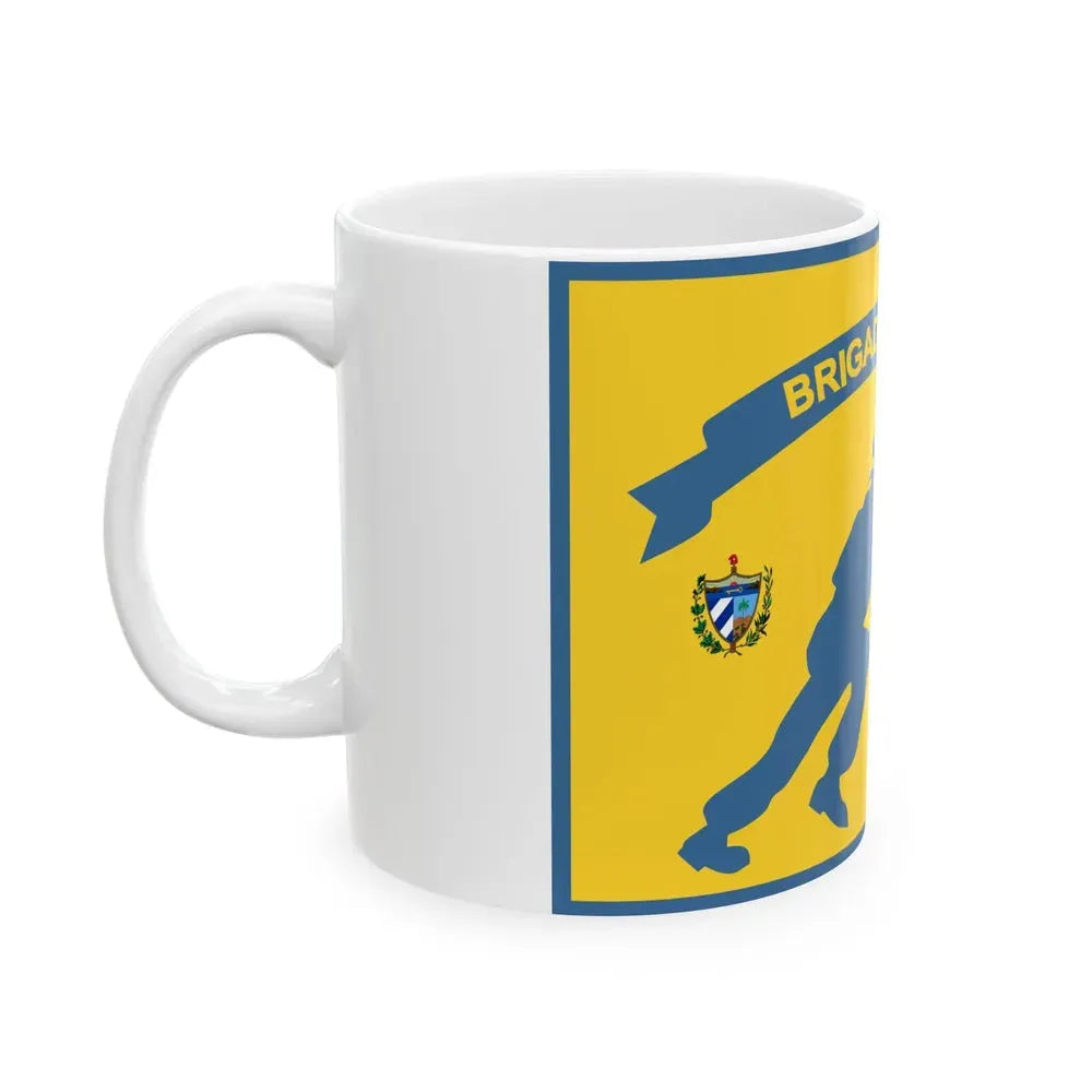 Brigade 2506 flag (Cuba) White Coffee Mug - Go Mug Yourself