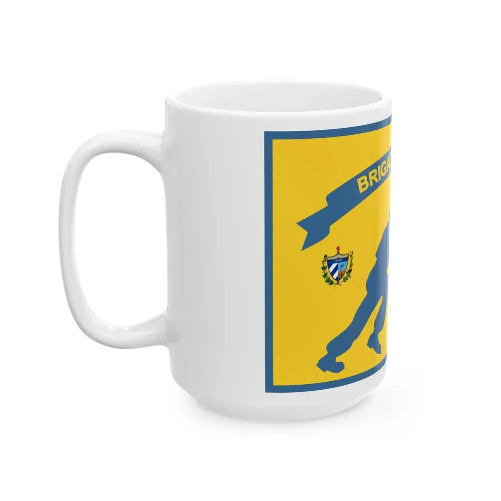 Brigade 2506 flag (Cuba) White Coffee Mug - Go Mug Yourself