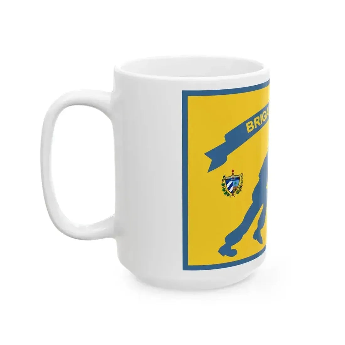 Brigade 2506 flag (Cuba) White Coffee Mug - Go Mug Yourself