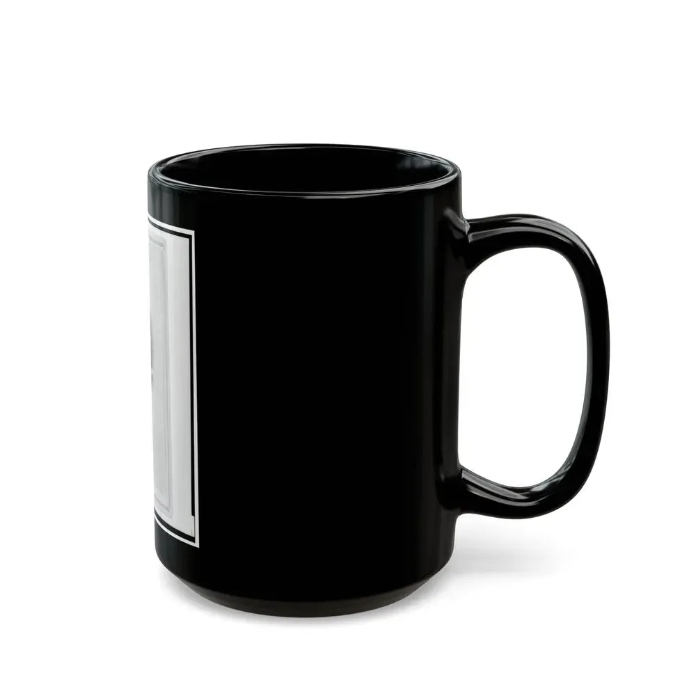 Brigade Commisariat Captain Edward Mueller, Union Officer In The 32nd Indiana Regiment, Bust Portrait, Facing Front (U.S. Civil War) Black Coffee Mug - Go Mug Yourself