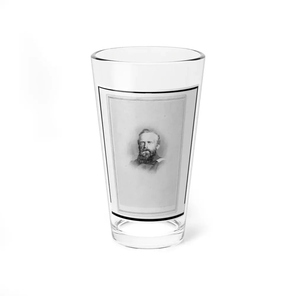 Brigade Commisariat Captain Edward Mueller, Union Officer In The 32nd Indiana Regiment, Bust Portrait, Facing Front (U.S. Civil War) Pint Glass 16oz 16oz - Go Mug Yourself