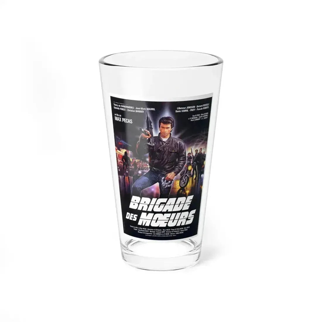 BRIGADE OF DEATH 1985 Movie Poster - Pint Glass 16oz 16oz - Go Mug Yourself