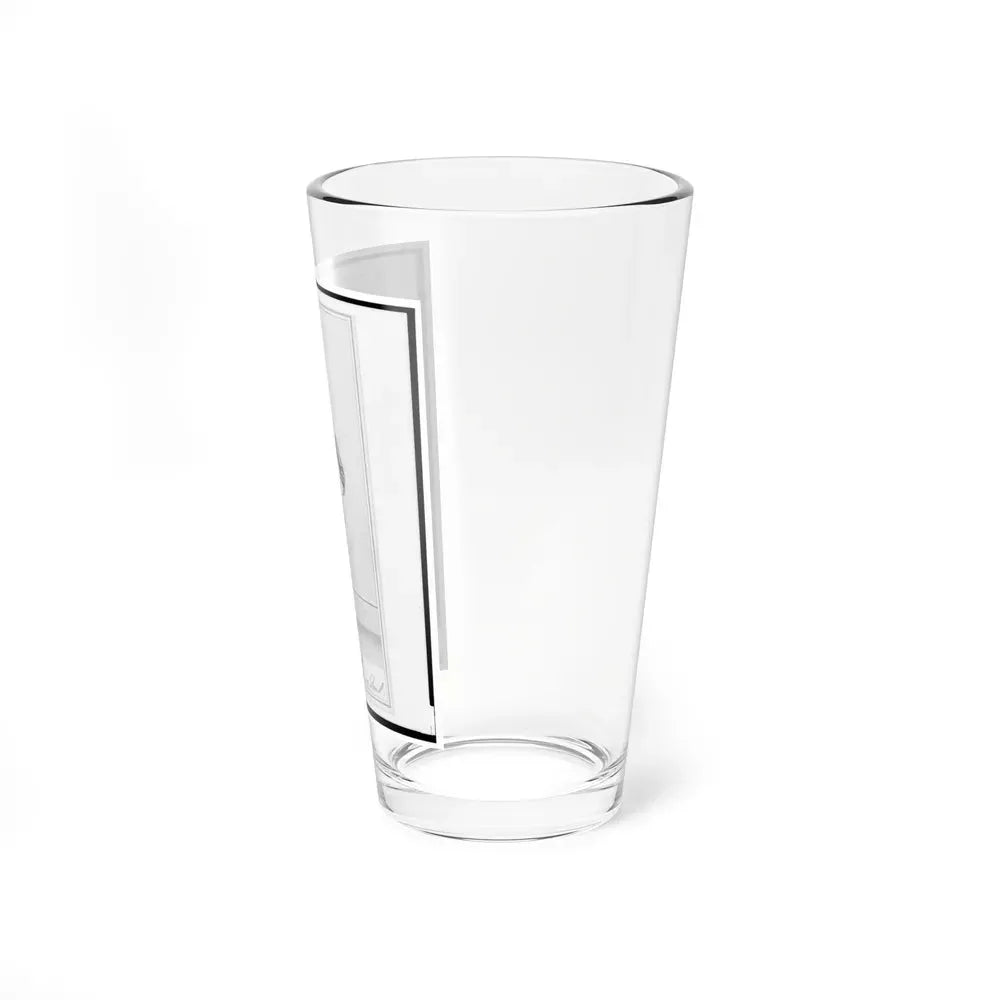 Brigadier General William G. Mank, Union Officer In The 32nd Indiana Regiment, Full-Length Portrait, Standing, Facing Front (U.S. Civil War) Pint Glass 16oz - Go Mug Yourself