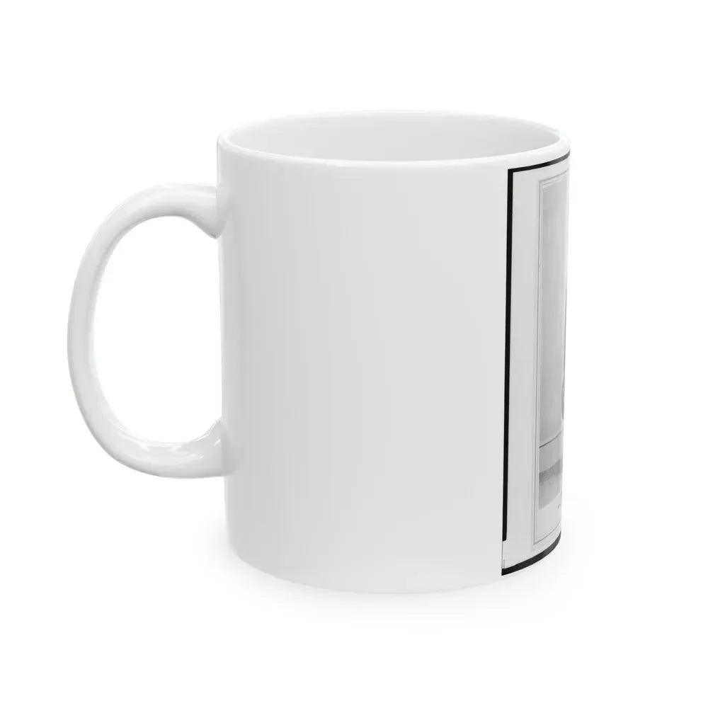 Brigadier General William G. Mank, Union Officer In The 32nd Indiana Regiment, Full-Length Portrait, Standing, Facing Front (U.S. Civil War) White Coffee Mug - Go Mug Yourself
