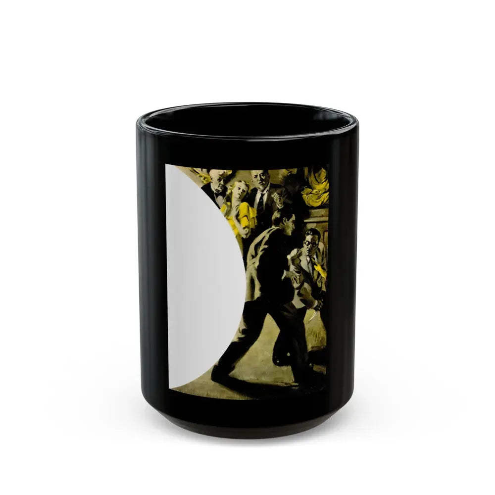 Bright Danger (1), Liberty magazine, September 18, 1937 - Black Coffee Mug 15oz - Go Mug Yourself