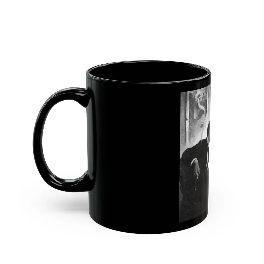 Bright Danger (2), Liberty magazine, September 25, 1937 - Black Coffee Mug - Go Mug Yourself