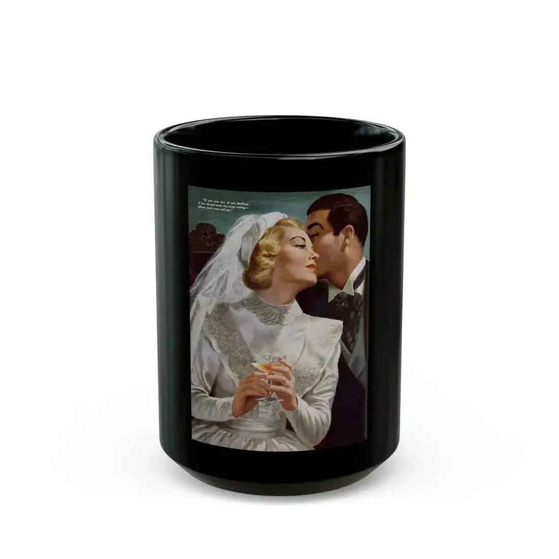 Bring Back My Love, Redbook, July 1949 - Black Coffee Mug 15oz - Go Mug Yourself