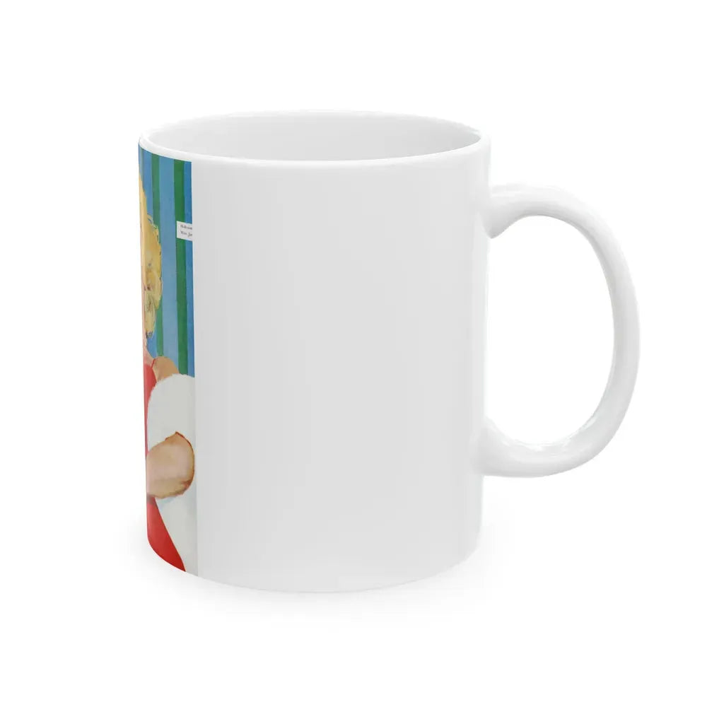 Bring Back the Bride, The Saturday Evening Post, 7 september 1957 - White Coffee Mug - Go Mug Yourself