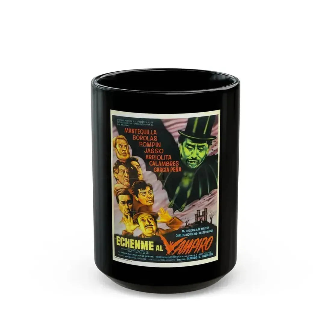 BRING ME THE VAMPIRE 1963 Movie Poster - Black Coffee Mug 15oz - Go Mug Yourself