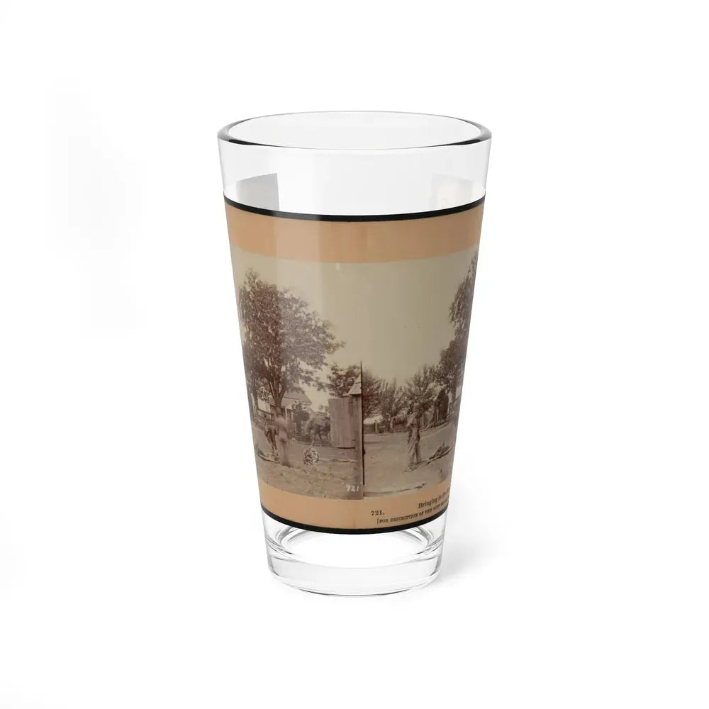 Bringing In The Wounded (U.S. Civil War) Pint Glass 16oz 16oz - Go Mug Yourself