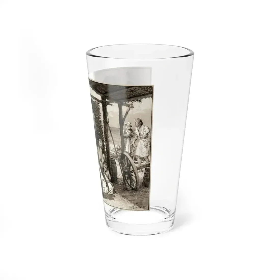 Britannia and Eve, c. 1942 (Magazine Illustration) Pint Glass 16oz - Go Mug Yourself