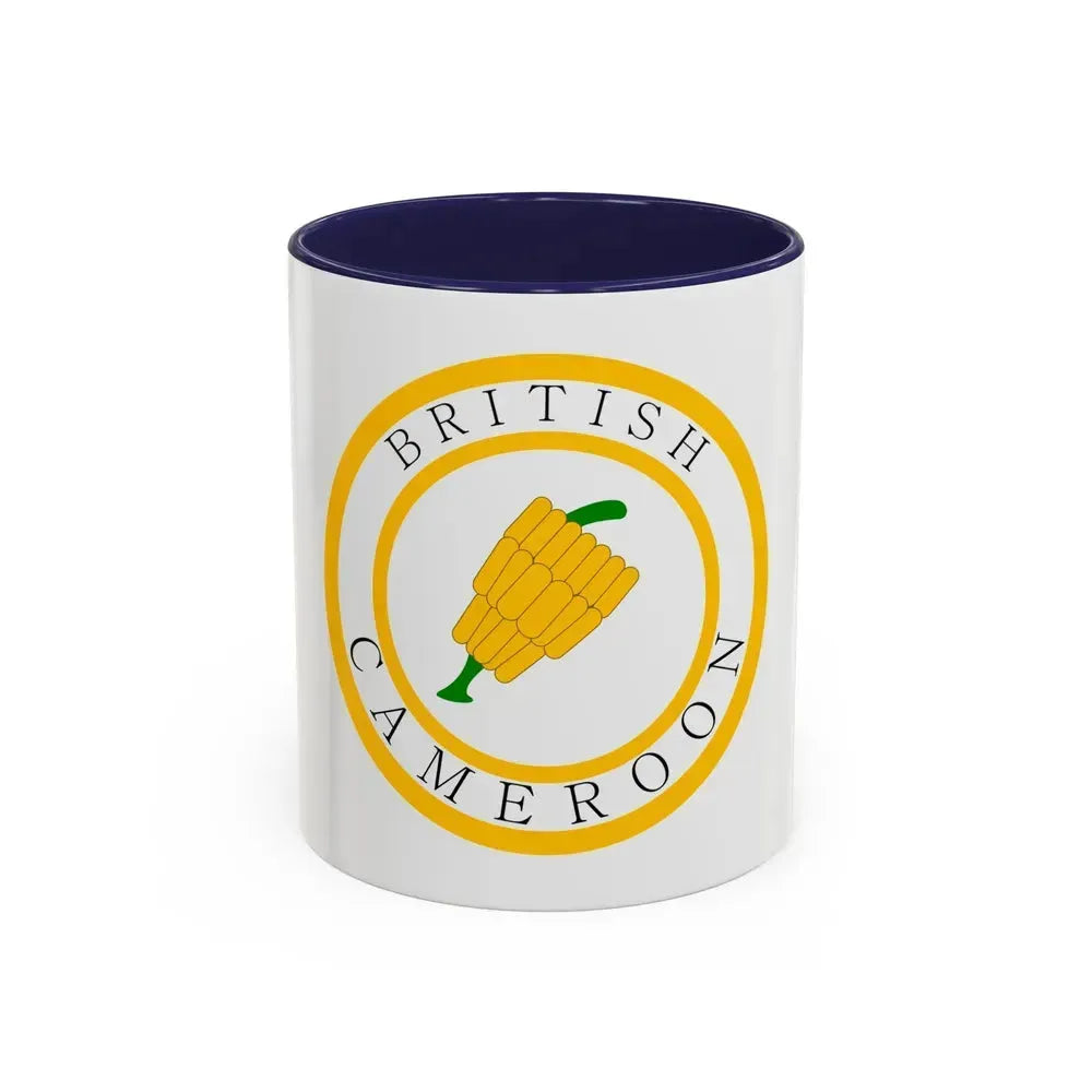 British Cameroons Seal - Accent Coffee Mug 11oz Navy - Go Mug Yourself