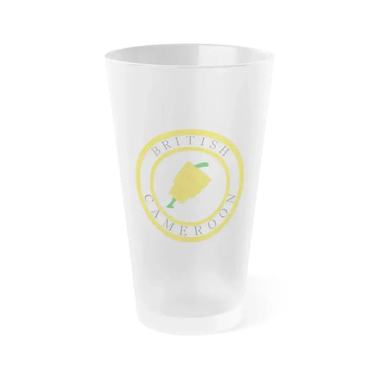 British Cameroons Seal - Frosted Pint Glass 16oz 16oz Frosted - Go Mug Yourself