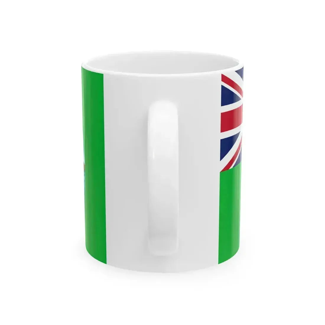British grenada get in green ensigns (Grenada) White Coffee Mug - Go Mug Yourself