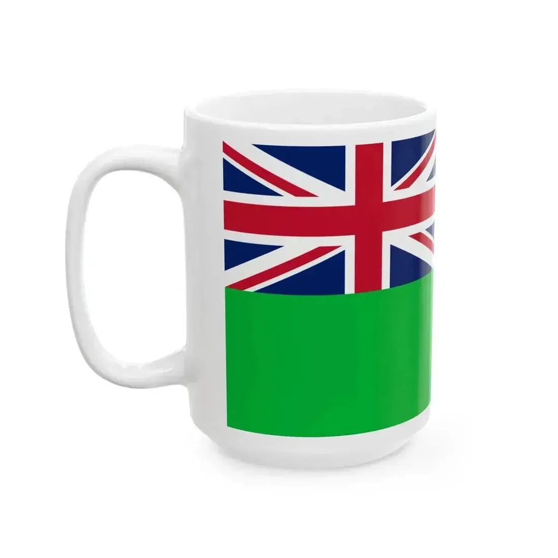British grenada get in green ensigns (Grenada) White Coffee Mug - Go Mug Yourself