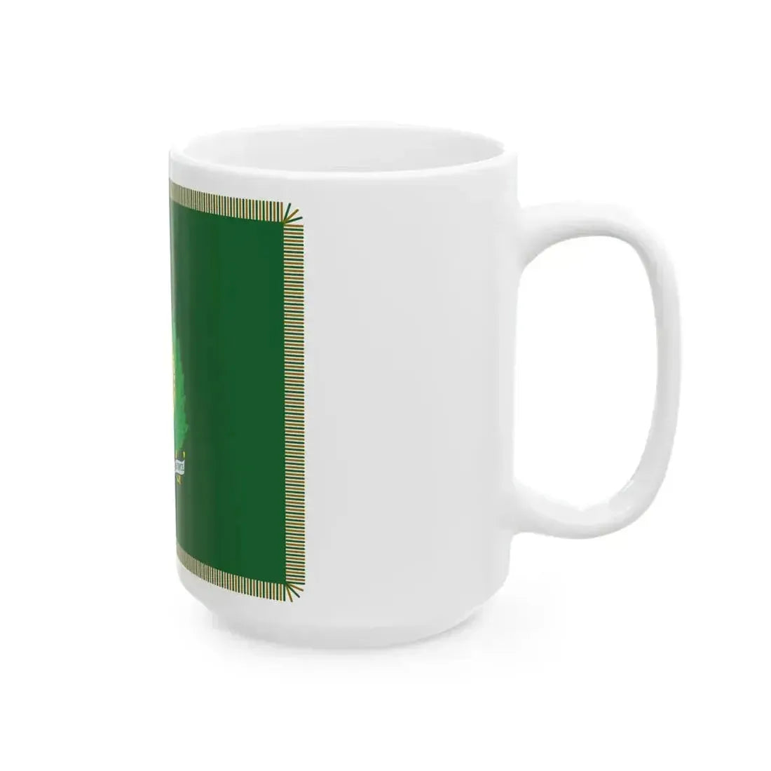 British Guiana Volunteer Force Regimental Colour (Guyana) White Coffee Mug - Go Mug Yourself