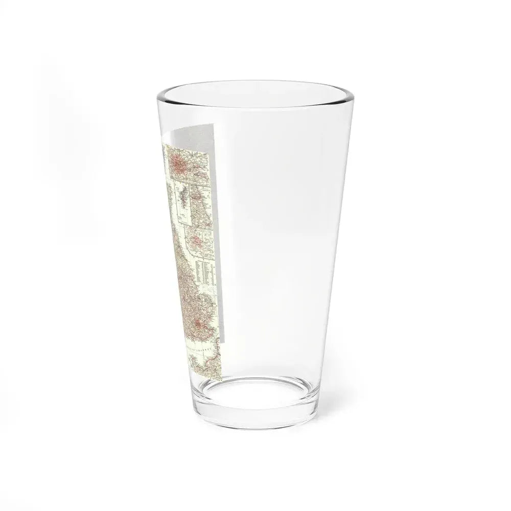 British Isles (1958) (Map) Pint Glass 16oz - Go Mug Yourself
