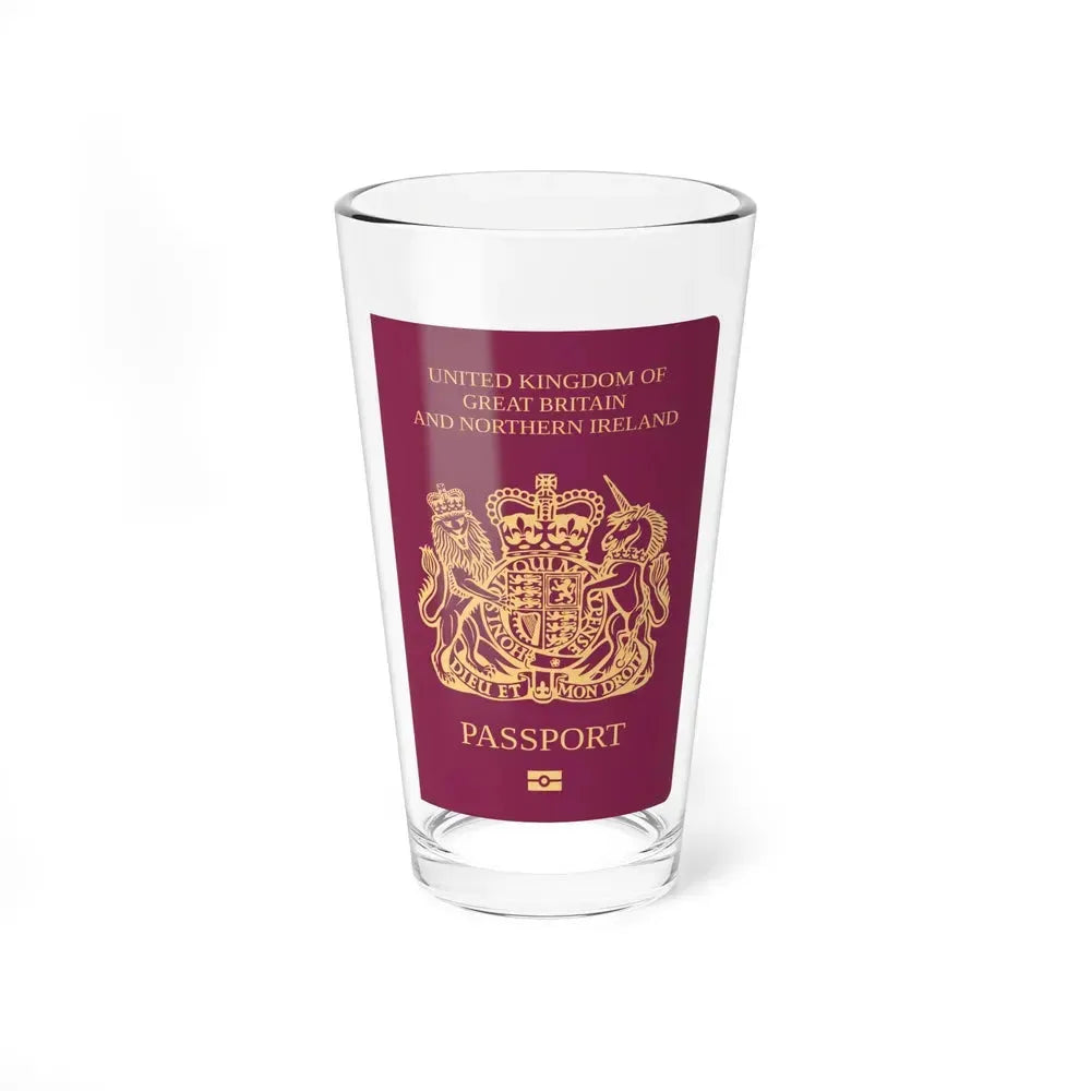 British National (Overseas) Passport - Pint Glass 16oz 16oz - Go Mug Yourself