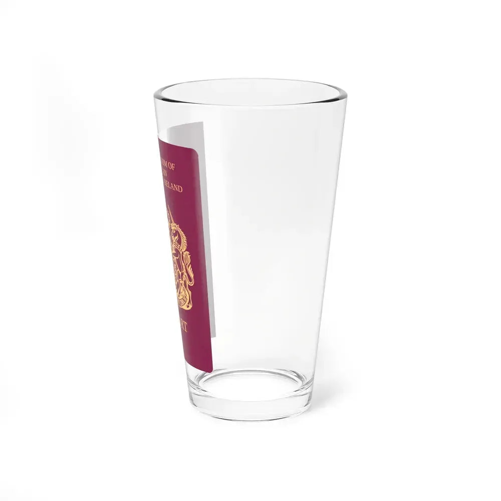 British National (Overseas) Passport - Pint Glass 16oz - Go Mug Yourself