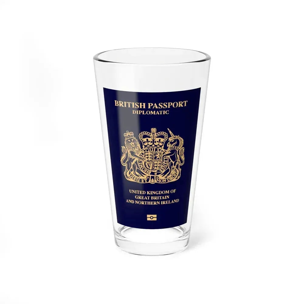 British Passport 2020 (Diplomatic) - Pint Glass 16oz 16oz - Go Mug Yourself