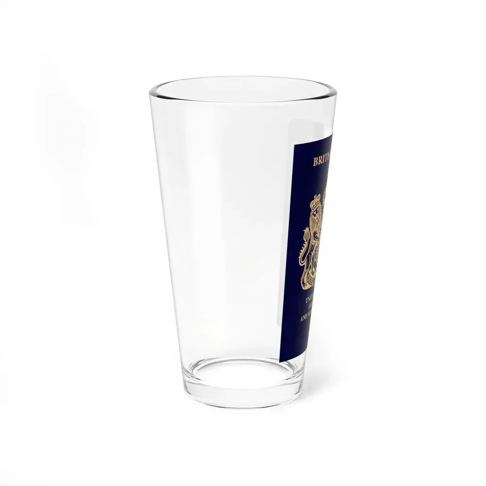 British Passport 2020 - Pint Glass 16oz - Go Mug Yourself