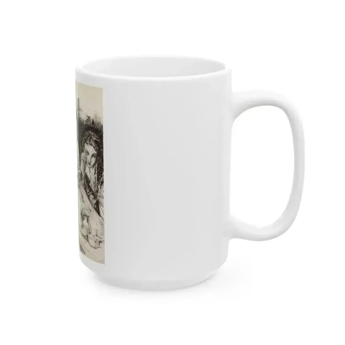 British Scene Depicting the Beheading of Anne Boleyn - White Coffee Mug - Go Mug Yourself