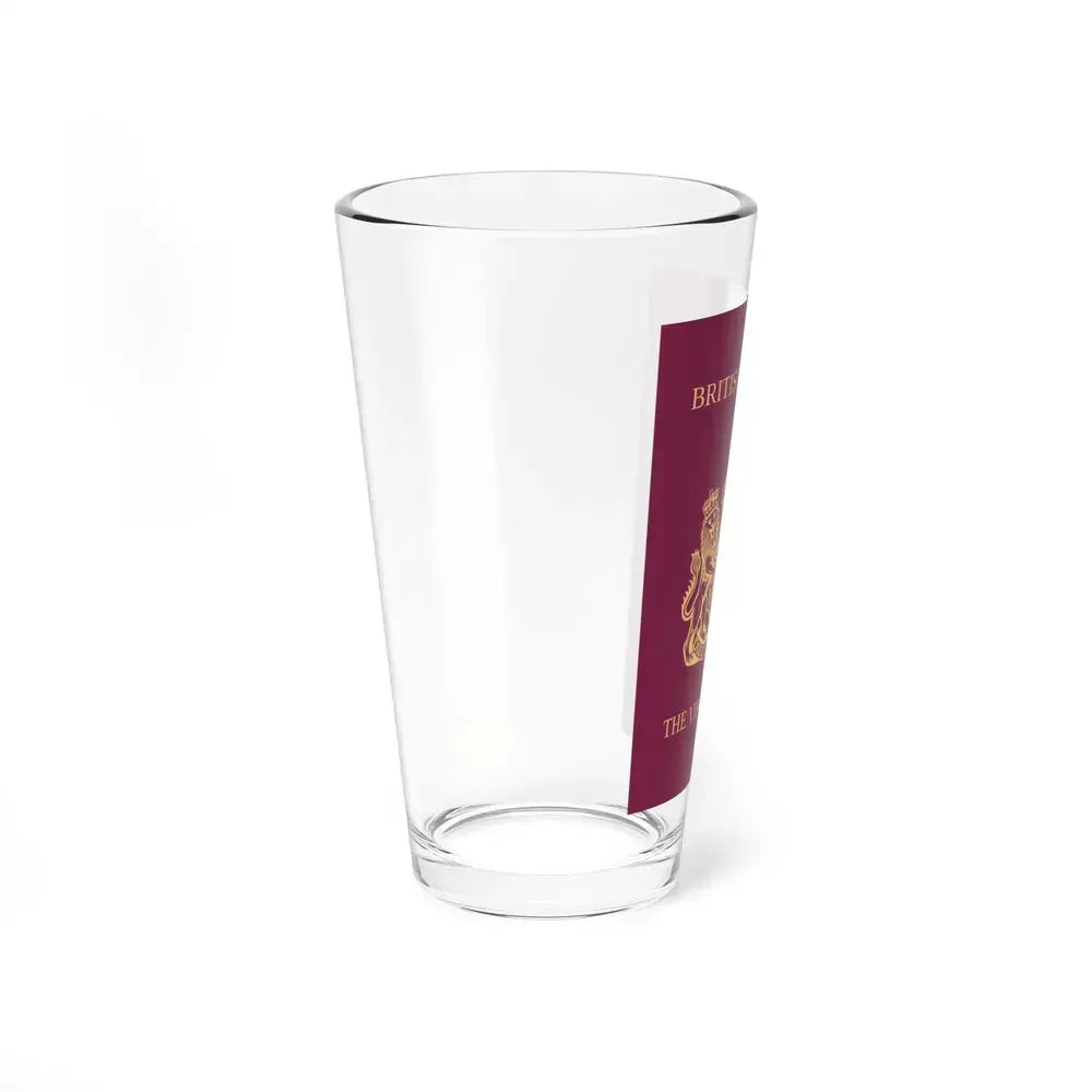 British Virgin Islands Passport - Pint Glass 16oz - Go Mug Yourself