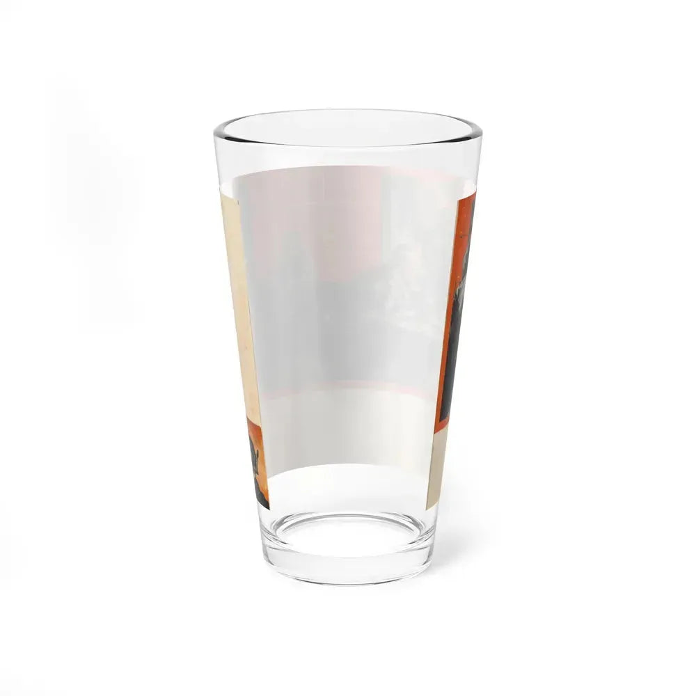 Broadcasting (Magazine Illustration) Pint Glass 16oz - Go Mug Yourself