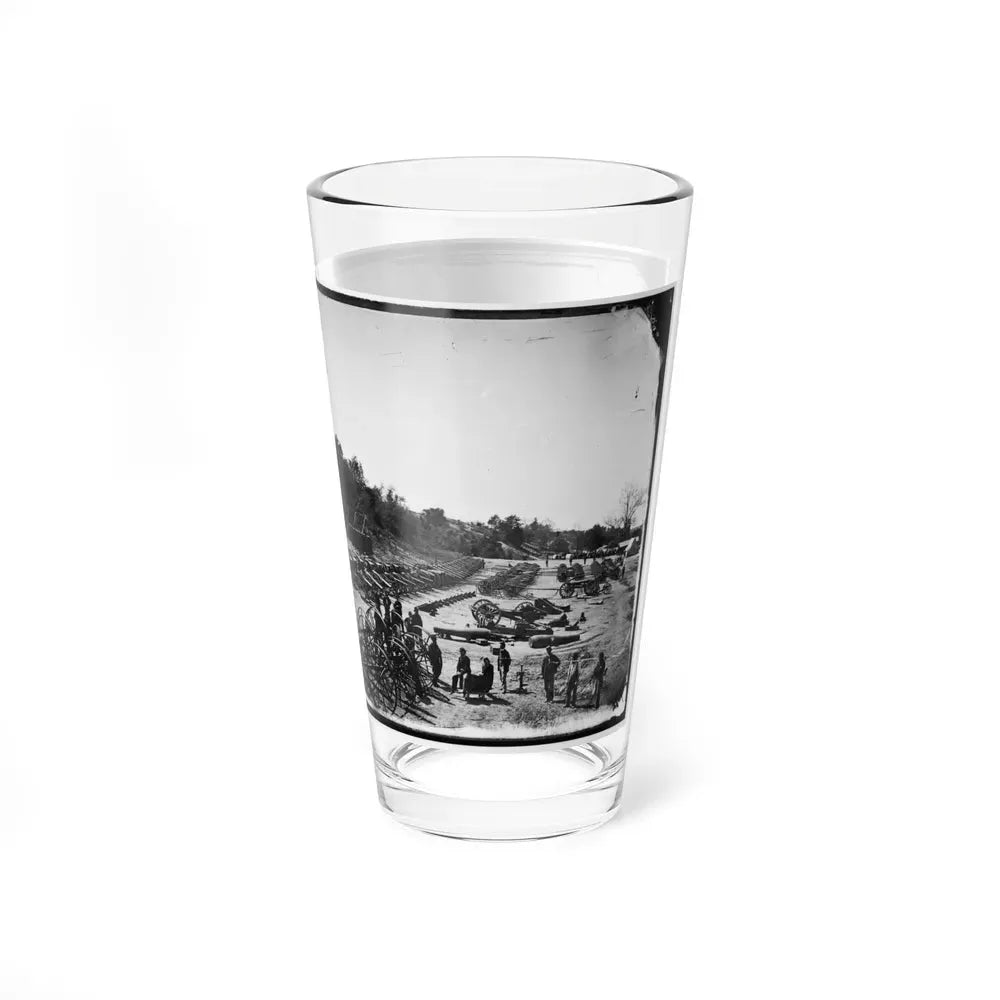 Broadway Landing, Appomattox River, Virginia. Park Of Artillery(2) (U.S. Civil War) Pint Glass 16oz - Go Mug Yourself