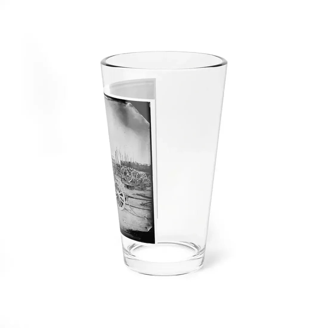 Broadway Landing, Appomattox River, Virginia. Park Of Artillery (U.S. Civil War) Pint Glass 16oz - Go Mug Yourself