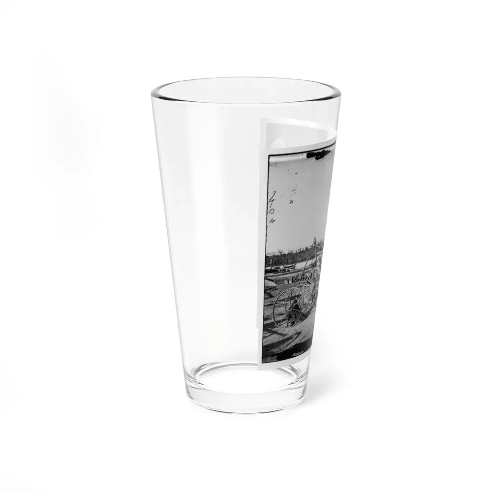 Broadway Landing, Appomattox River, Virginia. Supply Boats And Stores (U.S. Civil War) Pint Glass 16oz - Go Mug Yourself