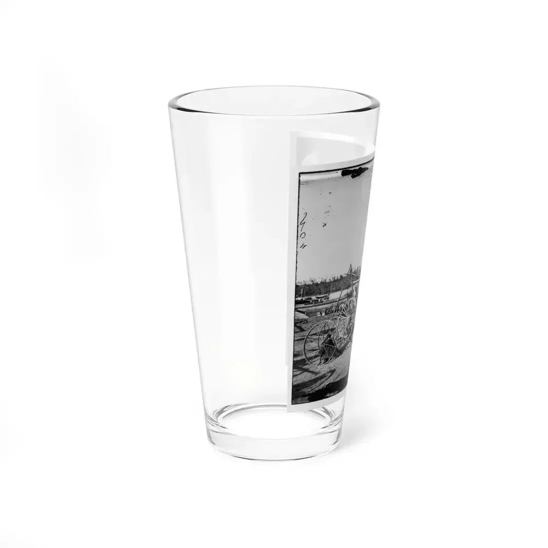 Broadway Landing, Appomattox River, Virginia. Supply Boats And Stores (U.S. Civil War) Pint Glass 16oz - Go Mug Yourself