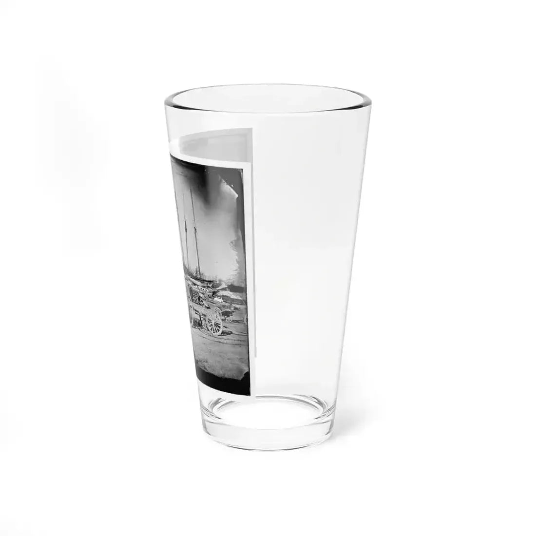 Broadway Landing, Appomattox River, Virginia. Supply Boats And Stores (U.S. Civil War) Pint Glass 16oz - Go Mug Yourself