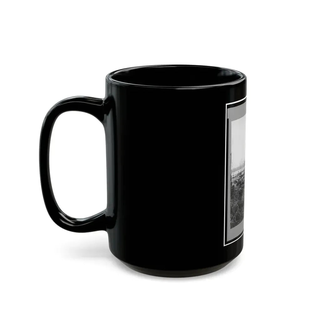 Broadway Landing, Appomattox River, Virginia (U.S. Civil War) Black Coffee Mug - Go Mug Yourself