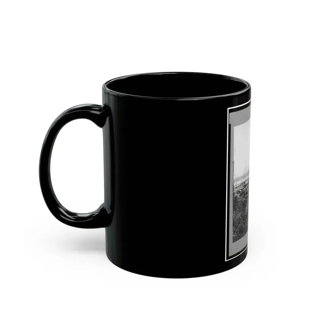 Broadway Landing, Appomattox River, Virginia (U.S. Civil War) Black Coffee Mug - Go Mug Yourself
