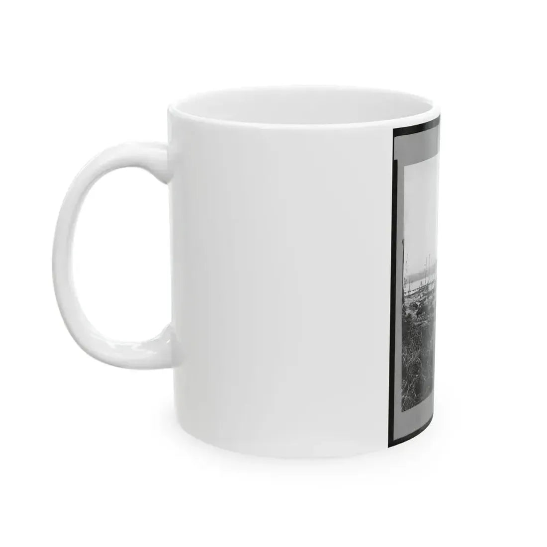 Broadway Landing, Appomattox River, Virginia (U.S. Civil War) White Coffee Mug - Go Mug Yourself