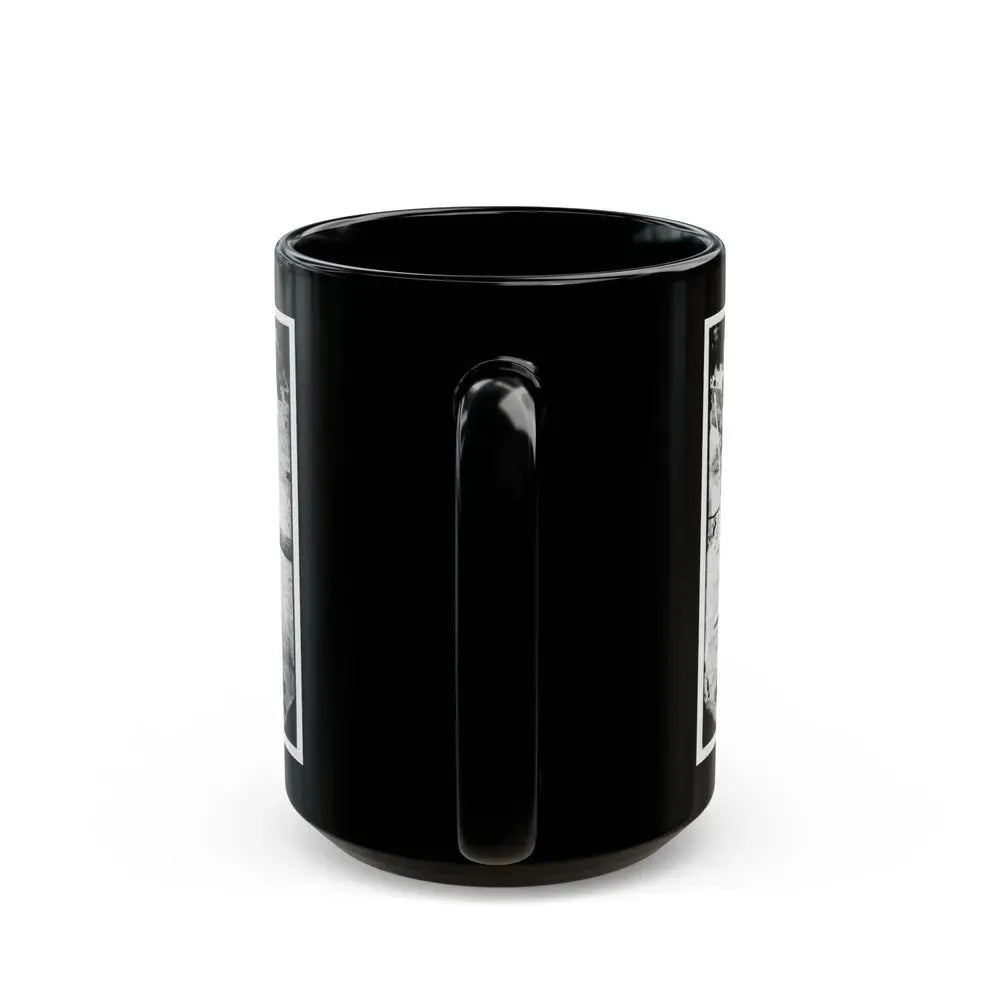 Broadway Landing, Appomattox River, Virginia. View Of Mortar And Artillery (U.S. Civil War) Black Coffee Mug - Go Mug Yourself