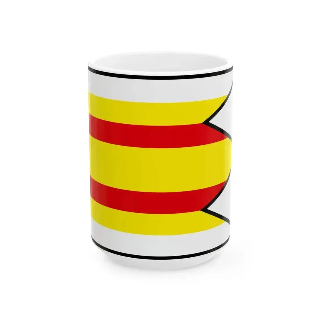 Brodzany Partizanske Flag (Slovakia) White Coffee Mug 15oz - Go Mug Yourself