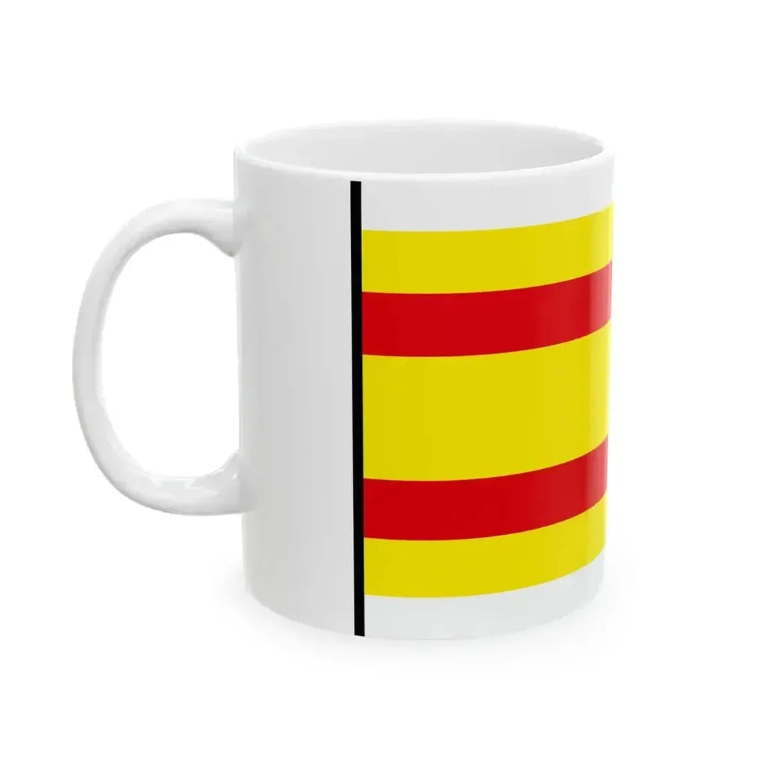 Brodzany Partizanske Flag (Slovakia) White Coffee Mug - Go Mug Yourself