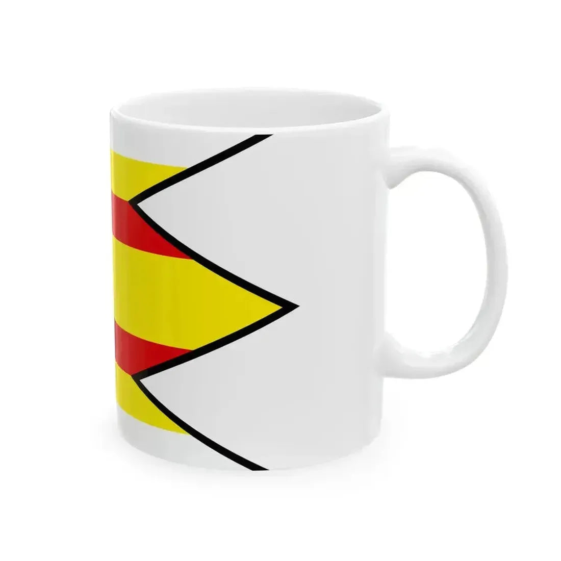 Brodzany Partizanske Flag (Slovakia) White Coffee Mug - Go Mug Yourself