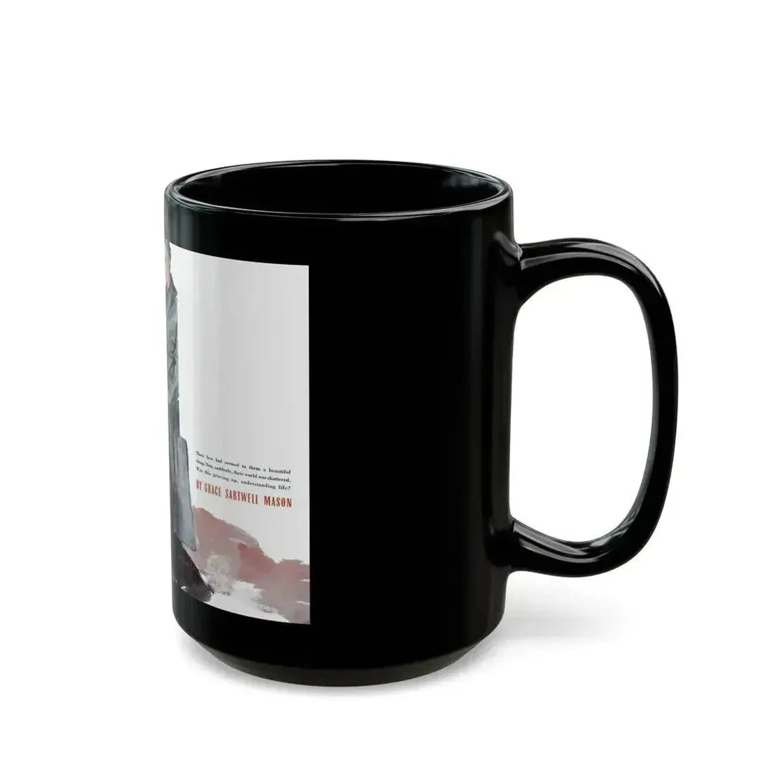 Broken Melody, Good Housekeeping, April 1940 - Black Coffee Mug - Go Mug Yourself