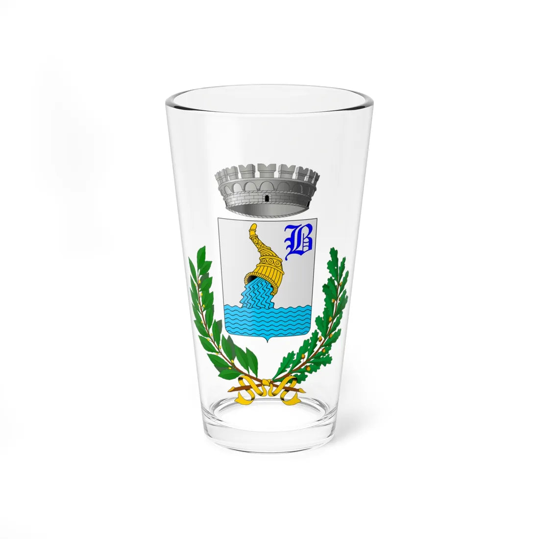 Brondello-Stemma (Italy) (Coat of Arms) Pint Glass 16oz - Go Mug Yourself